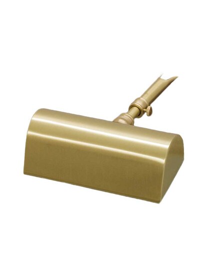Traditional 5 inch Picture Light in Satin Brass.